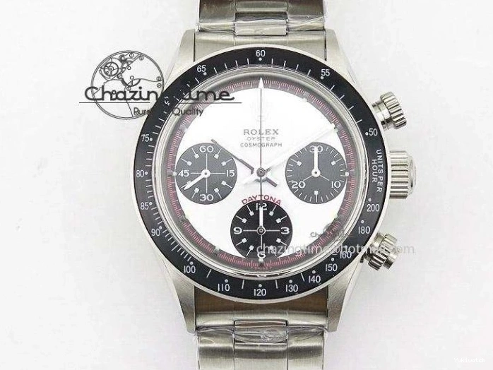 Black Black Rubber Strap on A7750 Best Daytona Ceramic Pusher Black 5GF Edition Dial Gray 0825